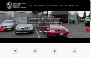 German Auto Repair of Harvey website