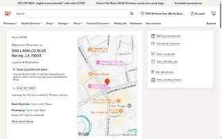 Walgreens of Harvey website
