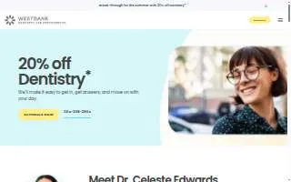 Westbank Dentistry and Orthodontics website