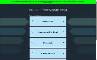 Children of Music website