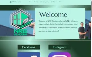 NRG Window & Screen LLC of Houma website