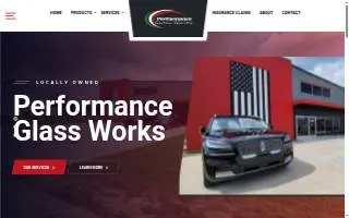 Performance Glass Works of Houma website