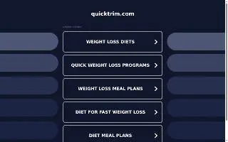 Quick Trim Weight Loss of Houma website