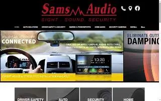 Sams Audio website