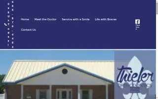 Thieler Orthodontics website