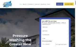 All Clean Pressure Washing of Kenner website