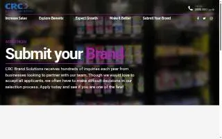 CRC Brand Solutions website