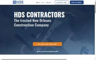 HDS Contractors website