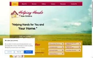 Helping Hands Of New Orleans website