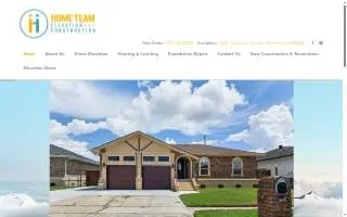 Home Team Elevation & Construction website