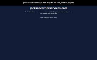 Jackson Carrier Services