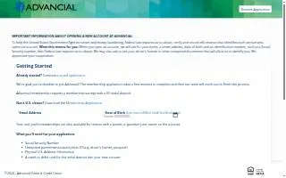 Advancial - Lafayette website