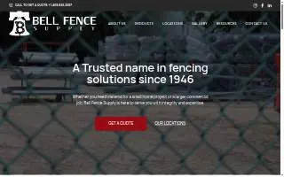 Bell Fence website