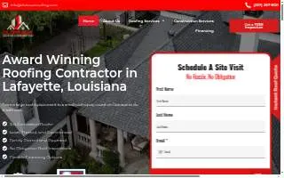 Cloteaux Roofing & Construction website
