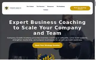 Company Growth Academy website