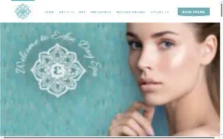Eden Day Spa of Lafayette website