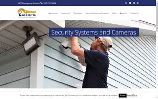 Lafayette Locksmith & Security website