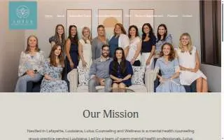 Lotus Counseling and Wellness website