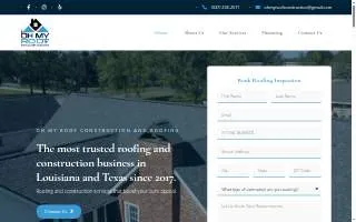 Oh My Roof Construction, LLC of Lafayette website