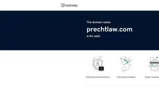 Precht Law Firm of Lafayette website