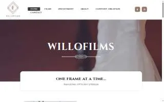 Willofilms of Lafayette website