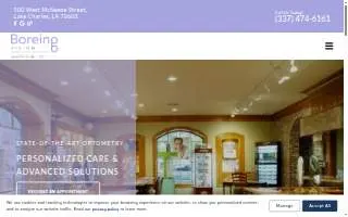 Boreing Vision Clinic website