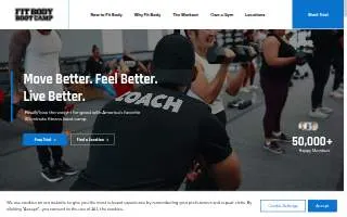 Fit Body Boot Camp of Lake Charles website