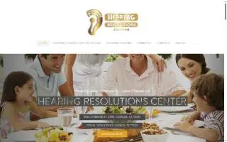 Hearing Resolutions Center website