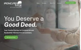 Ironclad Title, LLC website