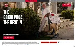 Orkin of Lake Charles website