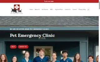 Pet Emergency Clinic website