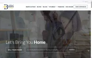 Barden Realty website