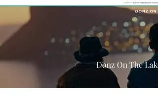 Donz On the Lake website