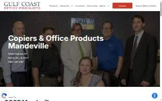 Gulf Coast Office Products website