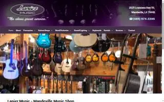 Lanier Music website