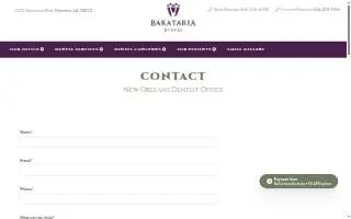 Barataria Dental website