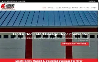 A Plus Garage Doors of Metairie website