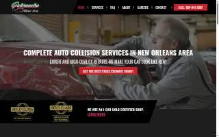 Best Collision Center website