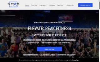 Elevate: Peak Fitness/MOVE Studio website