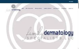 Family Dermatology Specialists LLC of Metairie website