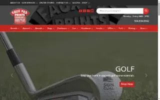 Faux Pas Prints website