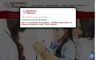 Manning Family Children's Pediatrics & Specialty Care - 33rd St. of Metairie website