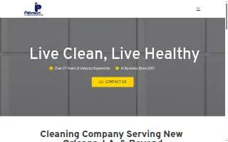 Pittman Cleaning & Restoration website