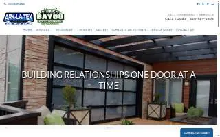 Ark-La-Tex Garage Doors of Minden website