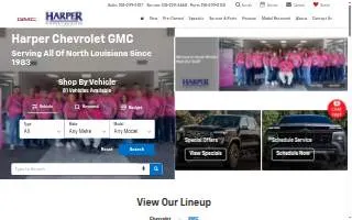 Harper Chevrolet GMC website
