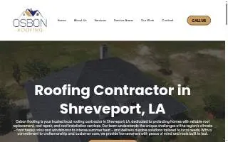 Osbon Roofing website