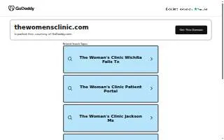 The Women's Clinic of Minden website