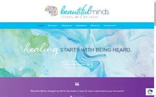 Beautiful Minds Counseling and Wellness website