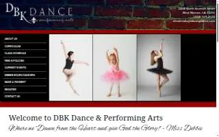 DBK Dance and Performing Arts website
