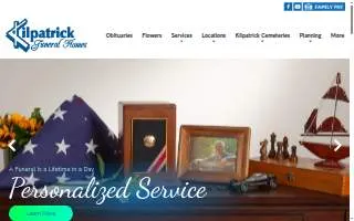 Kilpatrick Funeral Homes of Monroe website